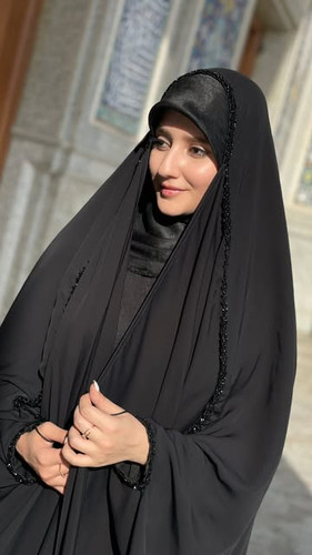 چادر جواهر دوزی طرح گندمی