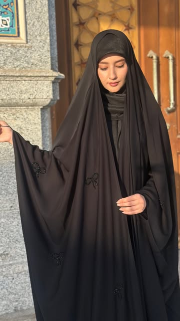 چادر مدل پخش طرح پاپیون جواهر دوزی